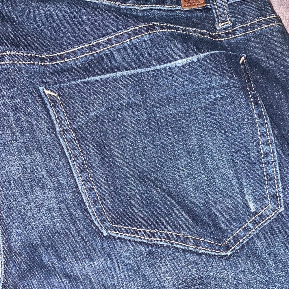 Simply Vera Vera Wang Dark Blue Straight Leg Jeans capris P-41 - Picture 7 of 14